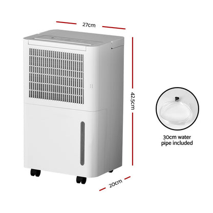 Devanti Dehumidifier 12L Air Purifier I White - Dust Mite allergy solutions