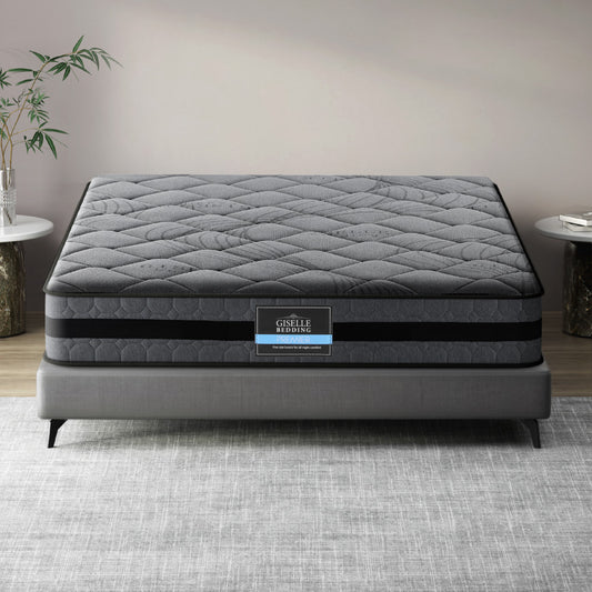 34cm Thick Mattress, Ultra Comfort Mattress, Advanced Support Mattress, 7-Zone Springs Mattress, Zero Disturbance Mattress, Hypoallergenic Mattress, Dust-Mite Resistant Mattress.