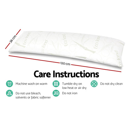 Body Support Pillow Bamboo Cover - Dust Mite Allergy Solutions - 
Dust mite resistant body pillow, hypoallergenic body pillow, anti-allergy body pillow, breathable body pillow, skin-friendly body pillow, comfortable body pillow, sleep support body pillow, durable body pillow, washable body pillow.