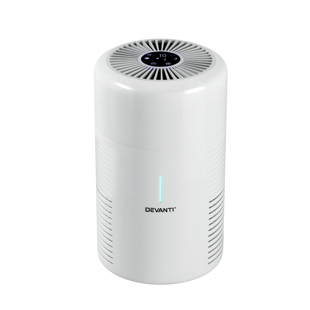 Air Purifier HEPA Filter I  Dust Sensor PM2.5 Remover I Devanti I CADR 130 - Dust MIte Allergy Solutions Australia