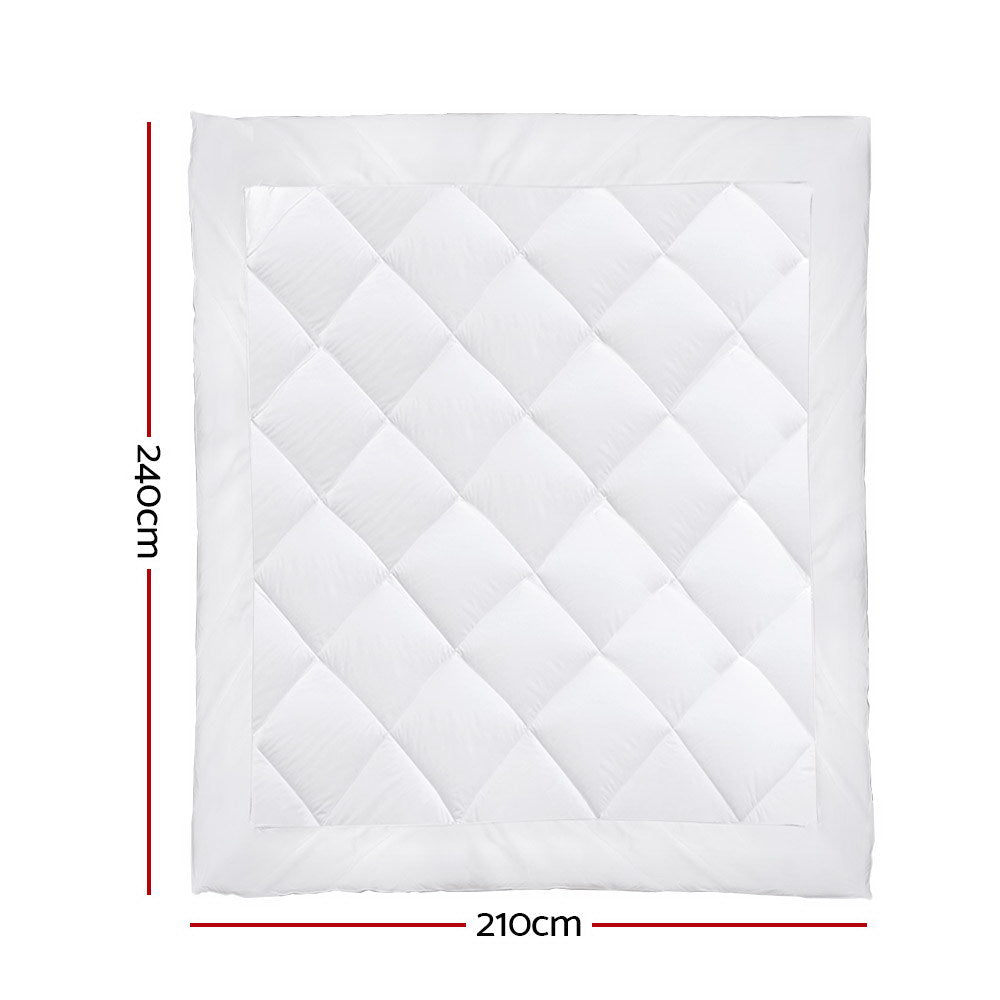 King Size Hypoallergenic Bamboo Microfibre Quilt 400GSM I Dust Mite Allergy Solutions Australia