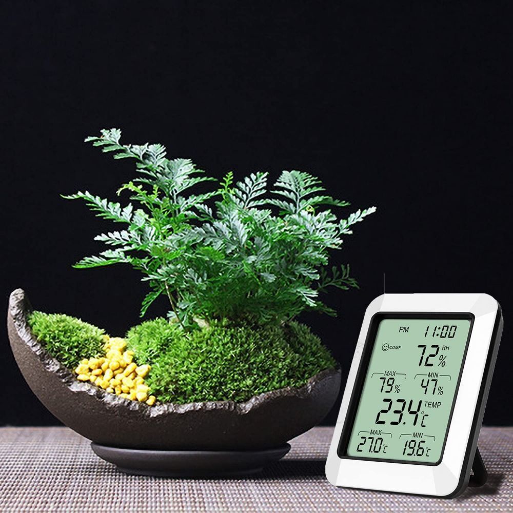 Hygrometer, Thermometer, Humidity Meter, Air Quality Monitor - Dust Mite Allergy Solutions 