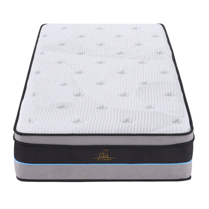 Plush Top Luxury Mattress I Pocket Spring I SINGLE I 28cm  Free Shipping - Dust Mite Allergy Solutions - Hypoallergenic mattress, Anti-allergy mattress, OEKO-TEX certified mattress, Certipur-US foam mattress, Dust mite resistant mattress, Pocket spring mattress, Plush mattress, Allergy-friendly mattress, Breathable mattress, King size mattress, Queen size mattress, Double size mattress, King single mattress, Single size mattress, Eco-friendly mattress, Chemical-free mattress, Comfortable mattress