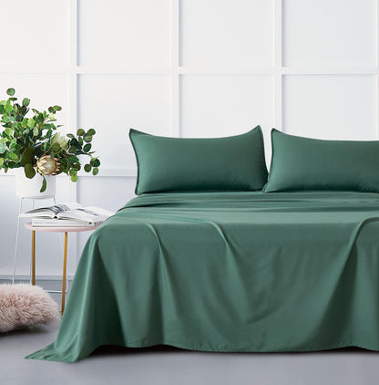 Bamboo Microfibre Sheet Set - Green - Single - Dust Mite Allergy Solutions Australia