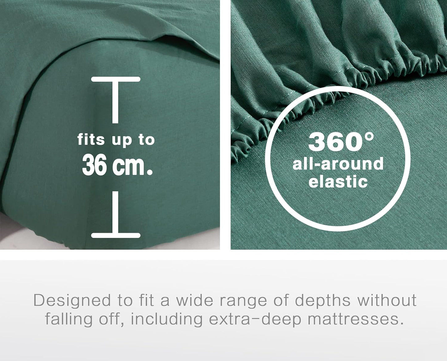 Bamboo Microfibre Sheet Set - Green - Single - Dust Mite Allergy Solutions Australia