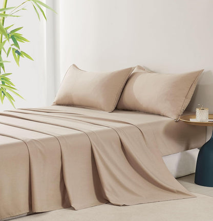 Bamboo Microfibre Sheet Set - Linen - Single - Dust MIte Allergy Solutions Australia