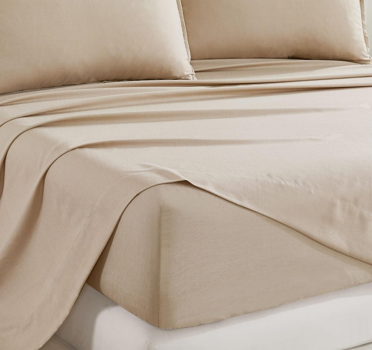 Bamboo Microfibre Sheet Set - Linen - Single - Dust MIte Allergy Solutions Australia