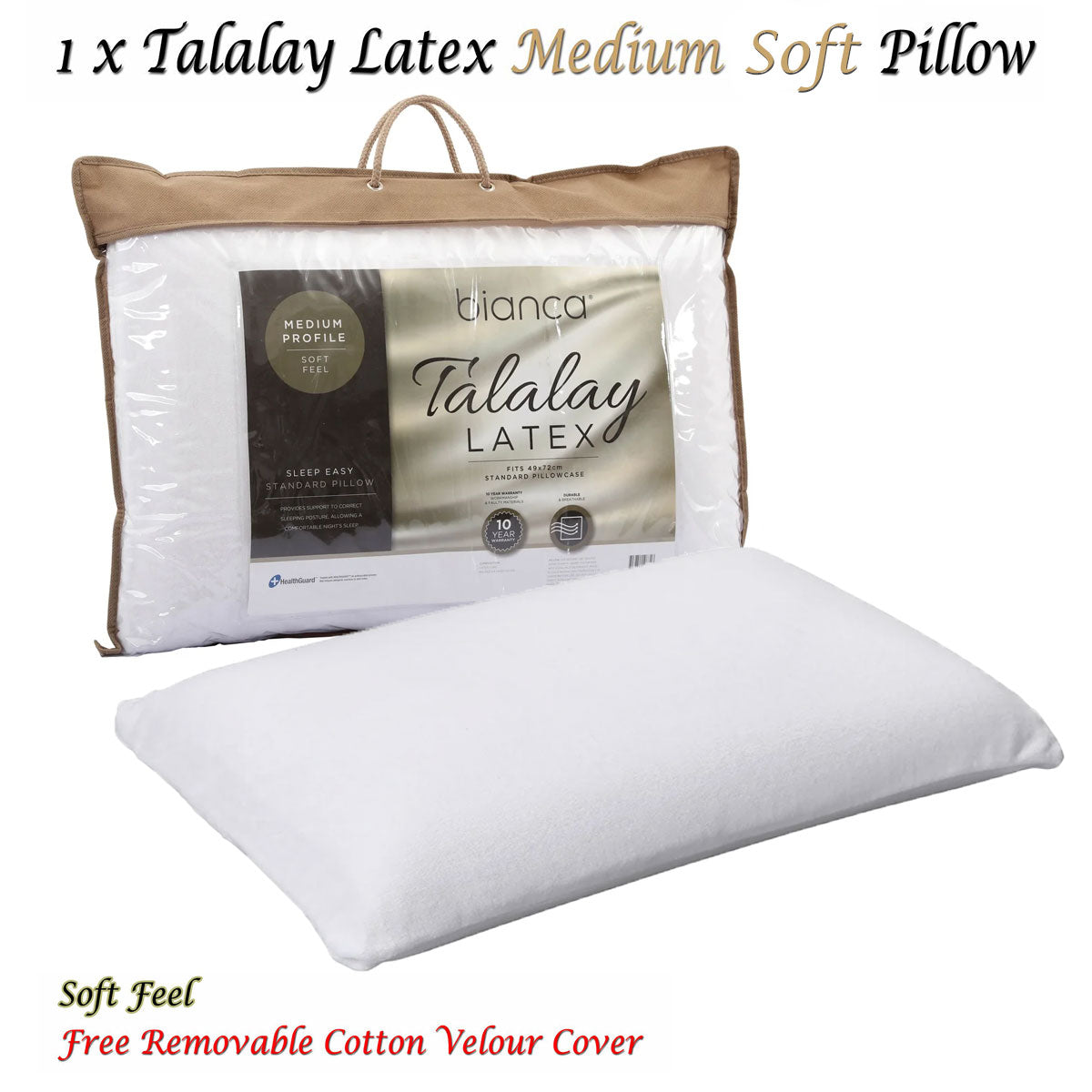 Latex Soft Profile Pillow I 60 x 40 x 14 cm - Dust Mite Allergy Solutions - Hypoallergenic pillow, allergy-friendly pillow, latex pillow for allergies, breathable cotton pillow, dust mite resistant pillow, antimicrobial pillow, eco-friendly pillow, natural latex pillow, non-toxic pillow, chemical-free pillow, allergy relief sleeping pillow, skin-friendly pillow, asthma-friendly pillow.