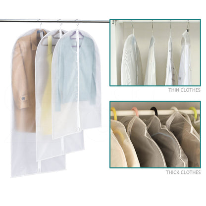 Dust Cover Bag Jacket Wardrobe Storage I 6Pcs Set I Dust MIte Allergy Solutions Australia