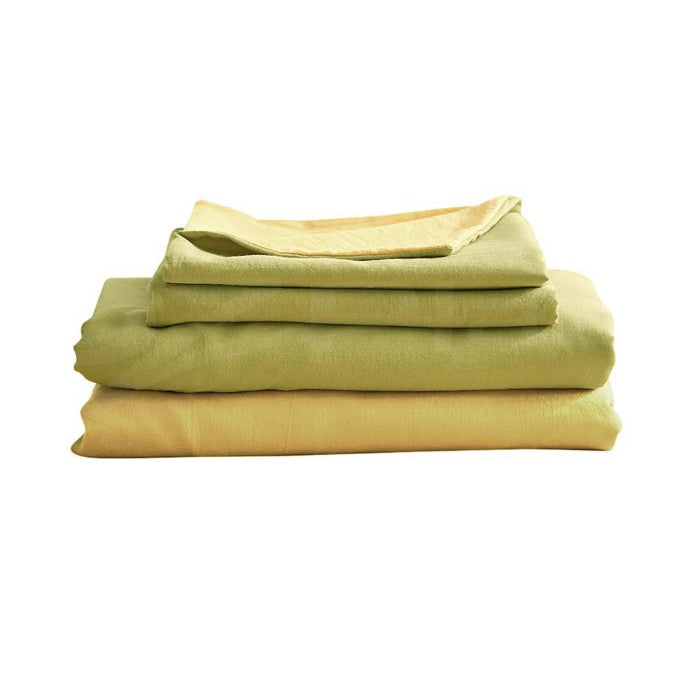 Hypoallergenic Cotton Sheet Set I Single I Yellow I Dust Mite Allergy Solutions Australia