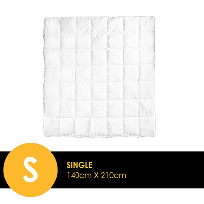 Royal Comfort 250GSM Bamboo Blend Quilt I Single