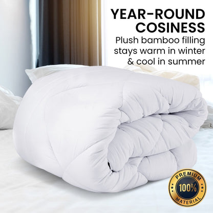 Bamboo Microfibre Comforter Quilt 700gsm I Queen