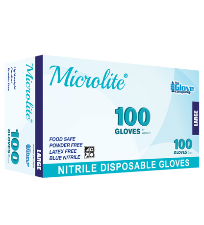 Disposable Medical Gloves I Microlite Nitrile I 100pc I Medium