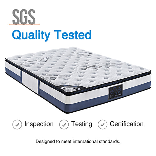 Latex Pillow Top Mattress | Queen | 99% Dust Mite Resistant | Dust Mite Allergy Solutions Hypoallergenic mattress, Dust mite resistant mattress, Anti-bacterial mattress, Allergy-free mattress